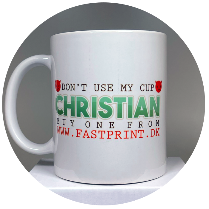 christian custom mug