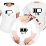 Battery level family t-shirt