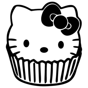 Hello Kitty cupcake