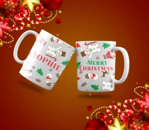 Merry Christmas personalized mug