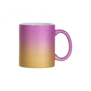glitter mug Purple-Gold