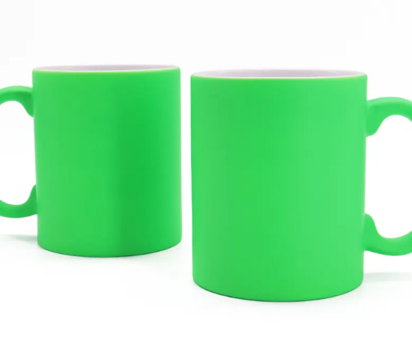 personalized green mug neon
