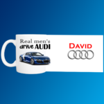 personalized mug for audi drivers