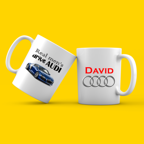 personalized mug for audi drivers
