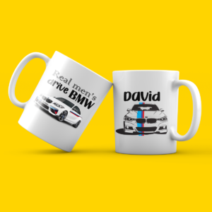 personalized mug with bmw