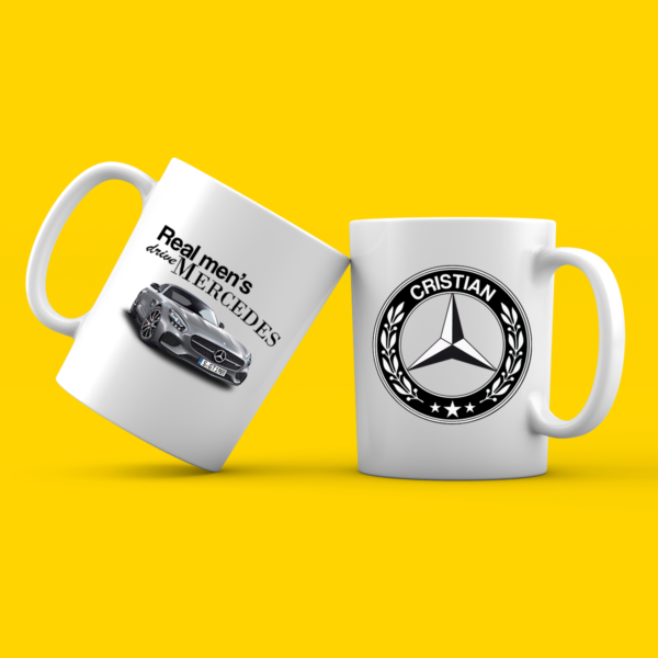 personalized mug for mercedes drivers