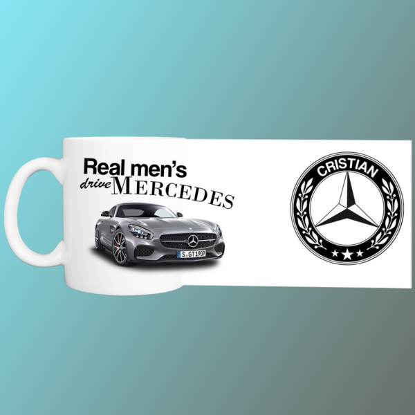Real men's drive Mercedes