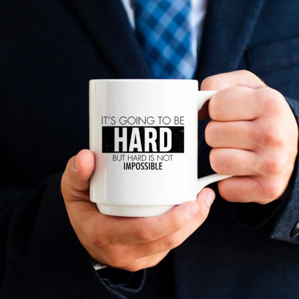 personalized mug with motivational messages