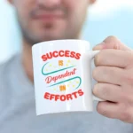 Success is Dependent on Efforts mug