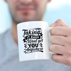 Taking it easy mug