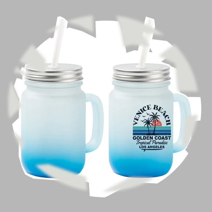 personalized lemonade mug blue