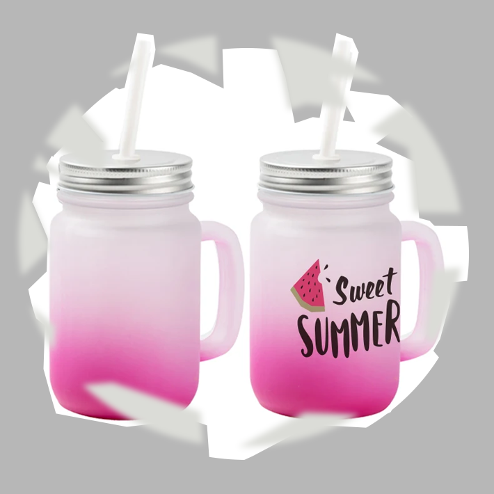 personalized lemonade mug pink