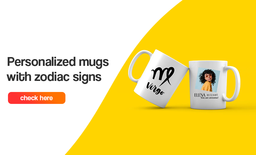 personalized mugs with zodiac signs